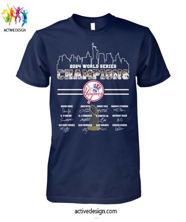 2024 World Series Champions New York Yankees T-Shirt