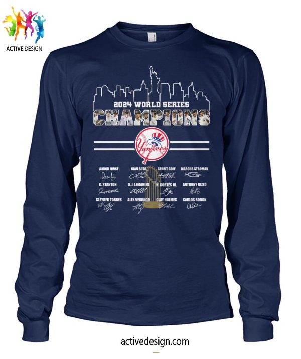 2024 World Series Champions New York Yankees T-Shirt