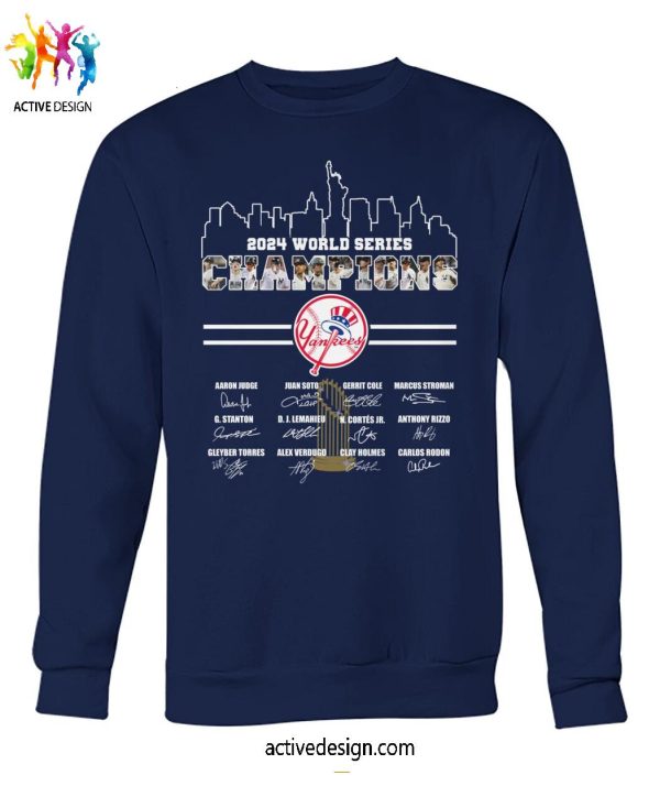 2024 World Series Champions New York Yankees T-Shirt