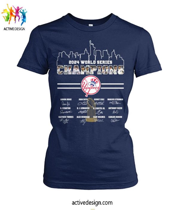 2024 World Series Champions New York Yankees T-Shirt