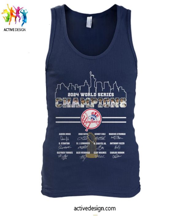 2024 World Series Champions New York Yankees T-Shirt