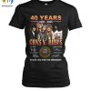 40 Years 1985 2025 Guns N' Roses Thank You For The Memories T Shirt