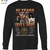 40 Years 1985 2025 Guns N' Roses Thank You For The Memories T Shirt