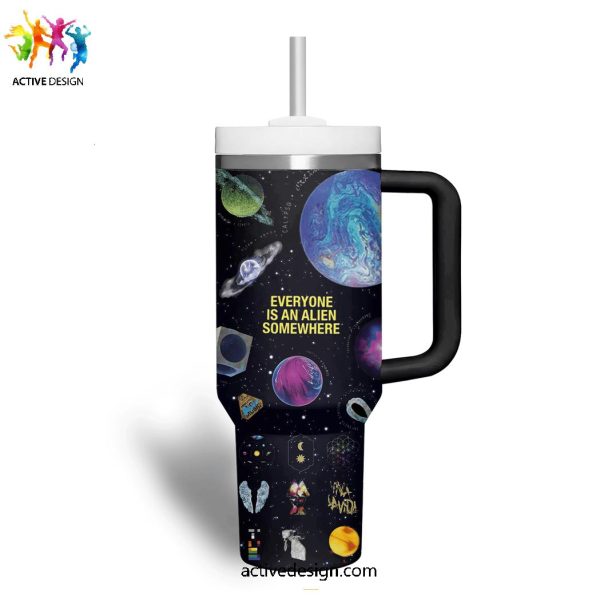 Coldplay Band Everyone Is An Alien Somewhere Stanley Tumbler 40oz