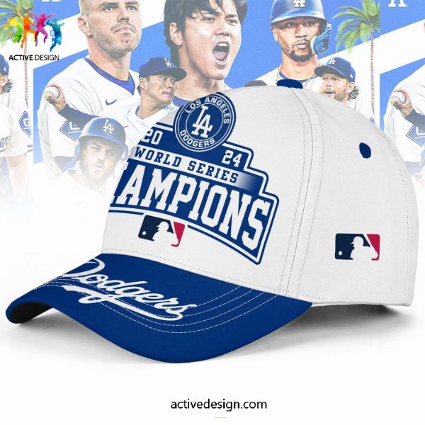 Los Angeles Dodgers 2024 Champs World Series MLB Classic Cap – White