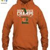 Miami Hurricanes 2 Sided Canes State Champions 2024 T Shirt