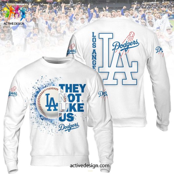 They Not Like Us Dodgers MLB 2024 3D T-Shirt