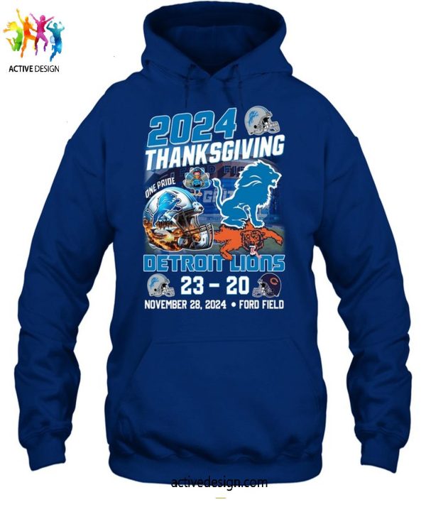 2024 Thanksgiving Detroit Lions T-Shirt