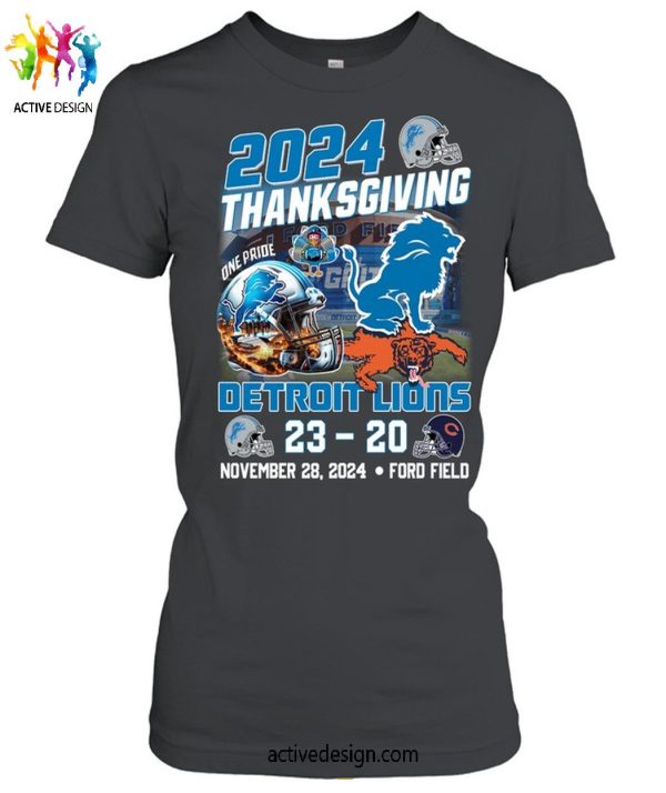 2024 Thanksgiving Detroit Lions T-Shirt