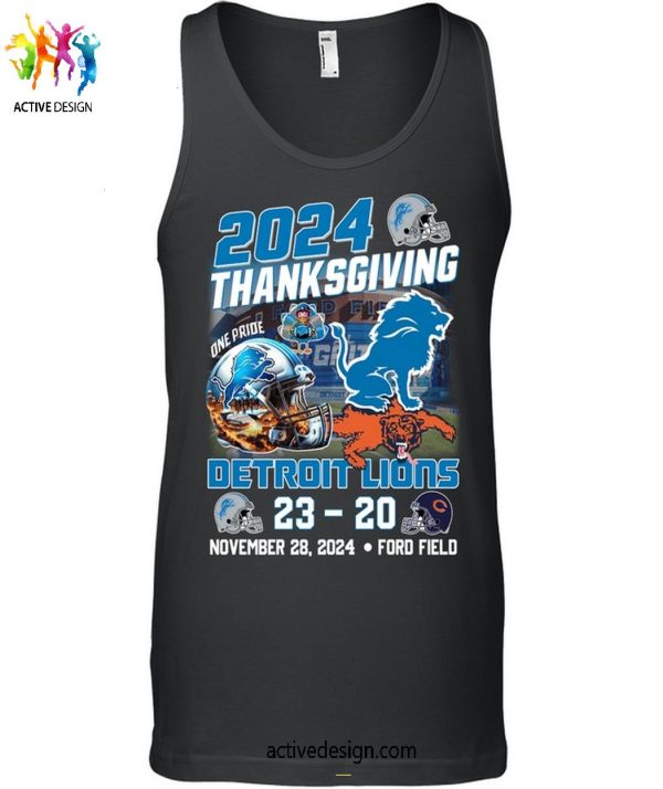 2024 Thanksgiving Detroit Lions T-Shirt