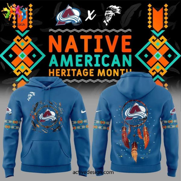 Colorado Avalanche x Native American Heritage Month Hoodie Long Pant Cap