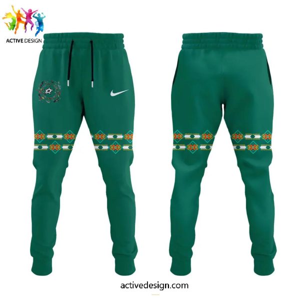 Dallas Stars x Native American Heritage Month Hoodie Long Pant Cap