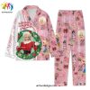 Festive Dolly Parton Christmas Satin Pajamas Set