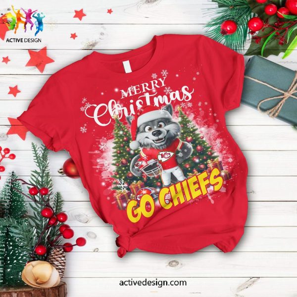 Kansas City Chiefs Christmas Cheer Go Chiefs Pajamas Set