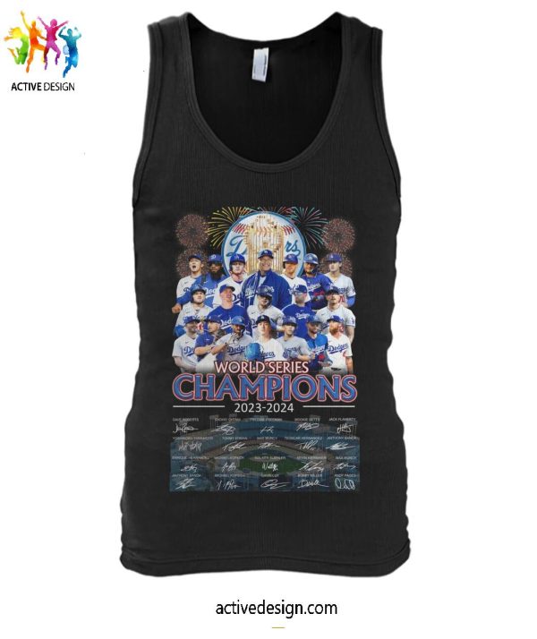 Los Angeles Dodgers 2023-2024 World Series Champions T-Shirt
