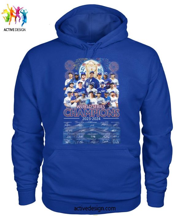 Los Angeles Dodgers 2023-2024 World Series Champions T-Shirt