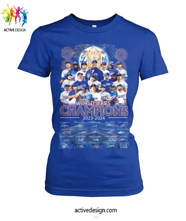 Los Angeles Dodgers 2023-2024 World Series Champions T-Shirt