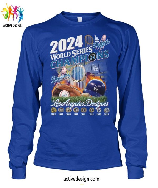 Los Angeles Dodgers 2024 World Series Champions Fernando 34 T-Shirt