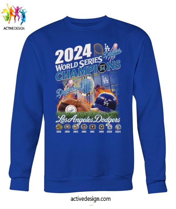 Los Angeles Dodgers 2024 World Series Champions Fernando 34 T-Shirt