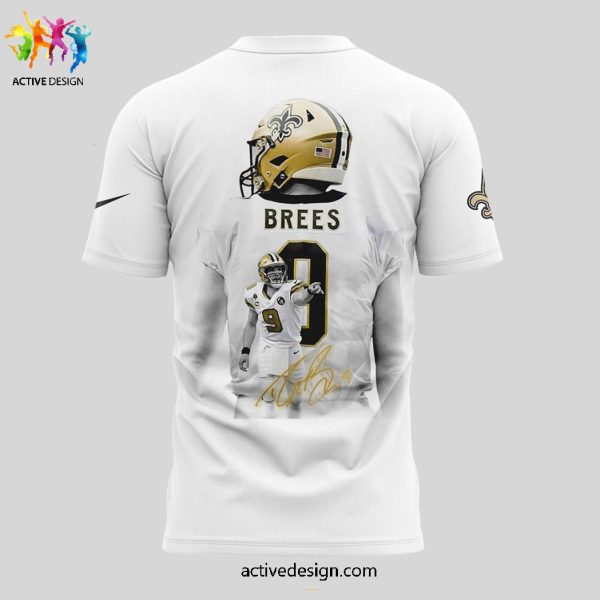 New Orleans Saints Drew Brees Legend 2024 3D T-Shirt