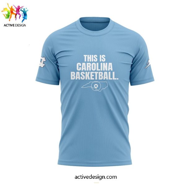 North Carolina Tar Heels This Is Carolina Basketball 2024 3D T-Shirt