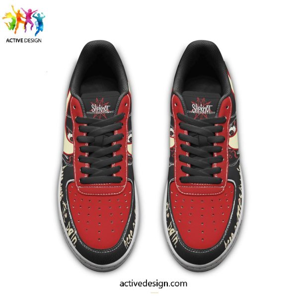 Slipknot 25th Anniversary Here Comes The Pain Air Force 1 Sneakers