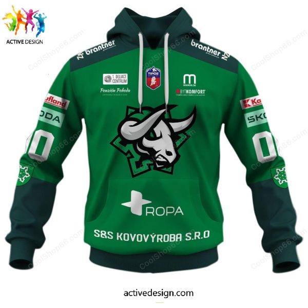 Slovak Extraliga HC Nove Zamky Custom Name & Numer Hoodie