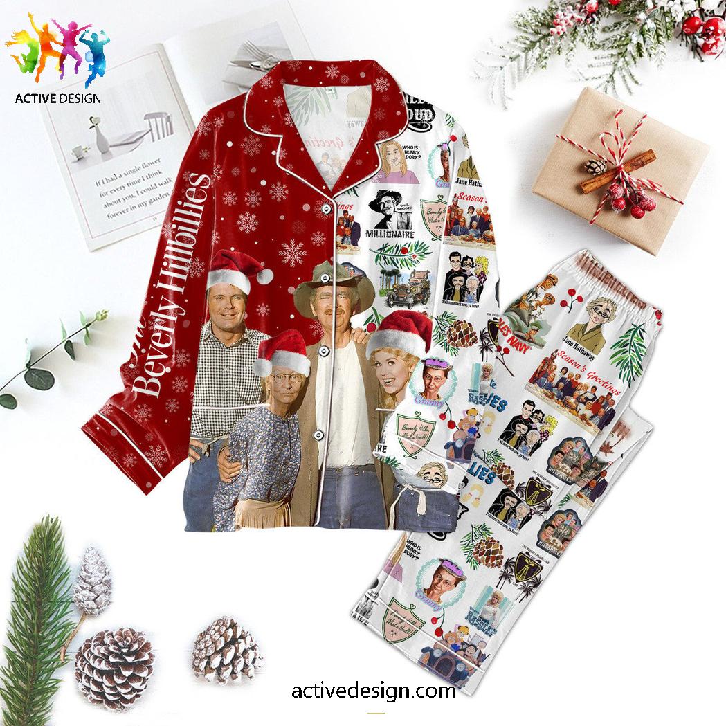 The Beverly Hillbillies Christmas Satin Pajama Set The Beverly Hillbillies Christmas Satin Pajama Set