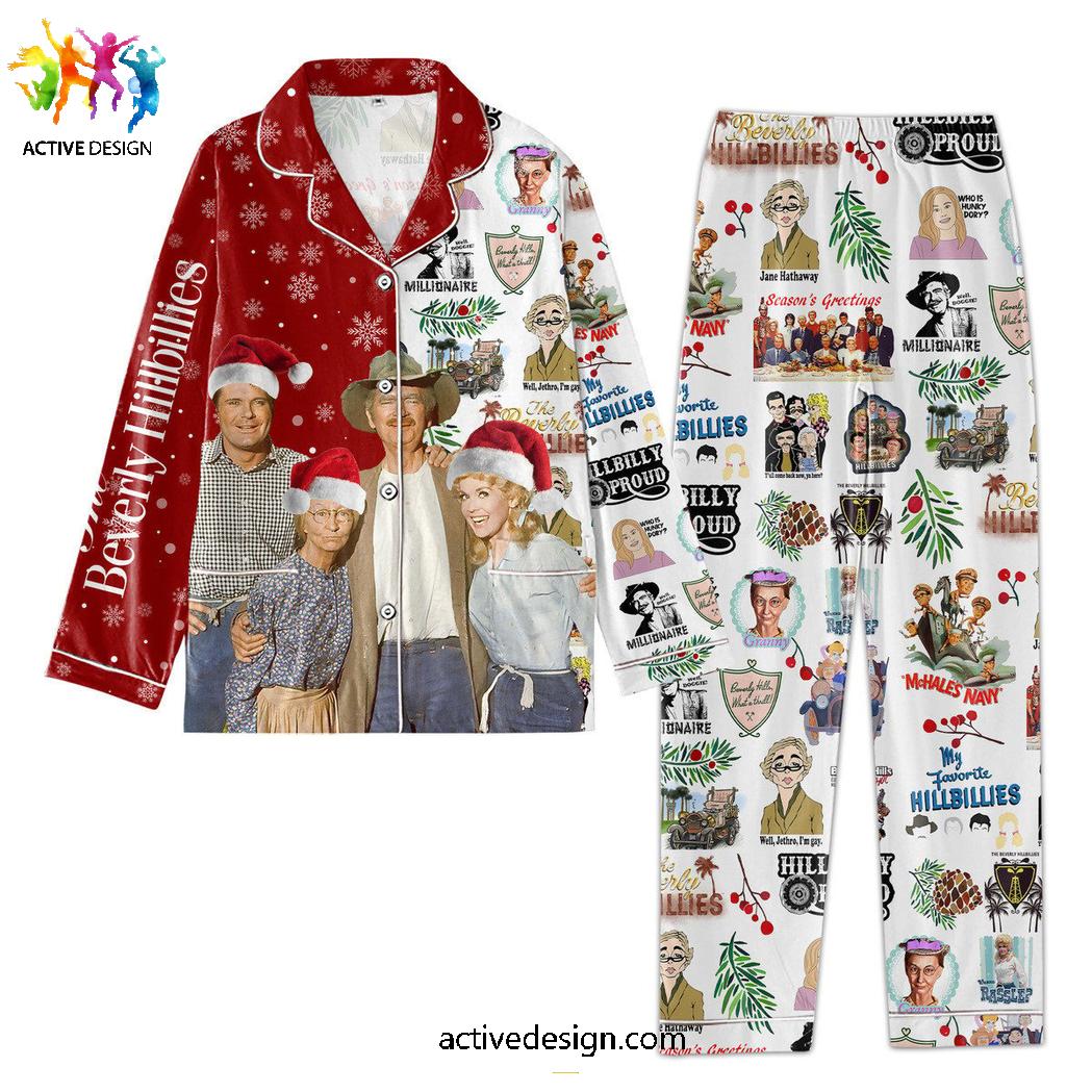 The Beverly Hillbillies Christmas Satin Pajama Set The Beverly Hillbillies Christmas Satin Pajama Set