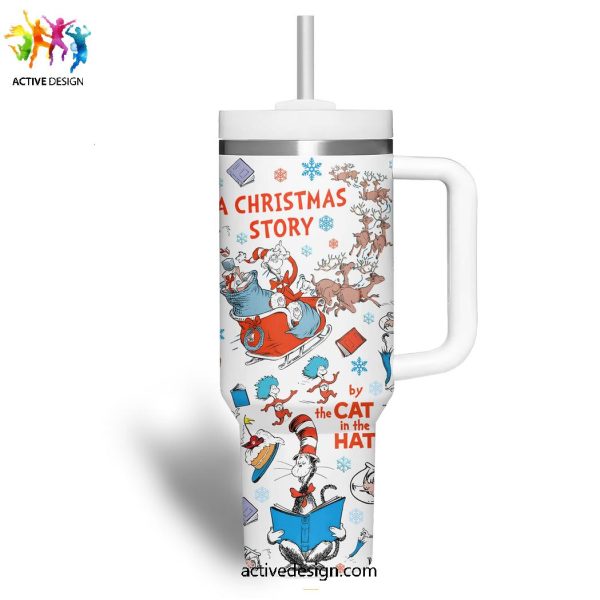 The Cat in the Hat Christmas Story Stanley Tumbler 40oz
