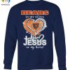The Chicago Bears In My Veins Jesus In My Heart T Shirt