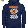 The Chicago Bears In My Veins Jesus In My Heart T Shirt