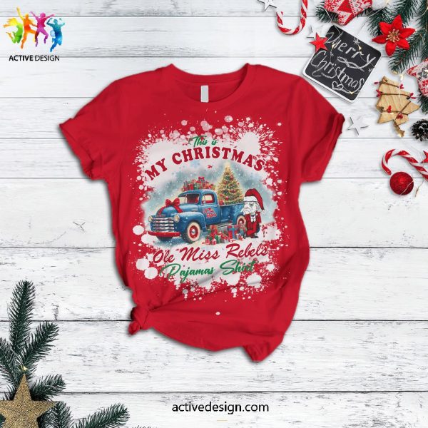 This Is My Christmas Ole Miss Rebels Pajamas Set