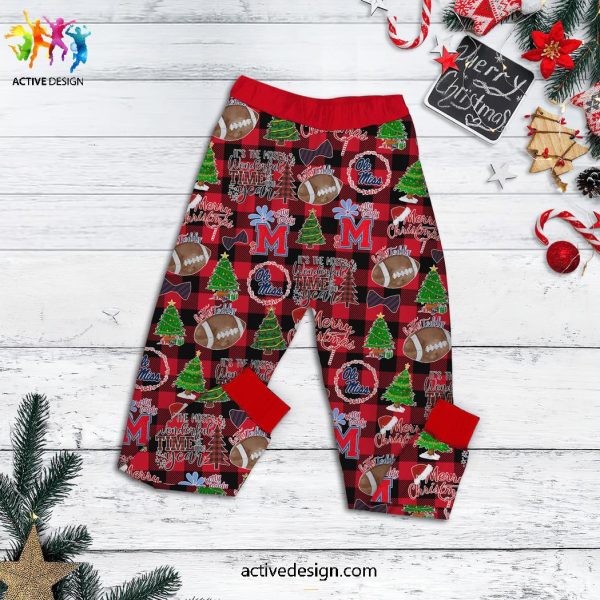 This Is My Christmas Ole Miss Rebels Pajamas Set