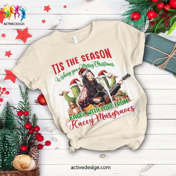 Tis The Season Wishing You Merry Christmas Kacey With Love From Kacey Musgraves Pajamas Set