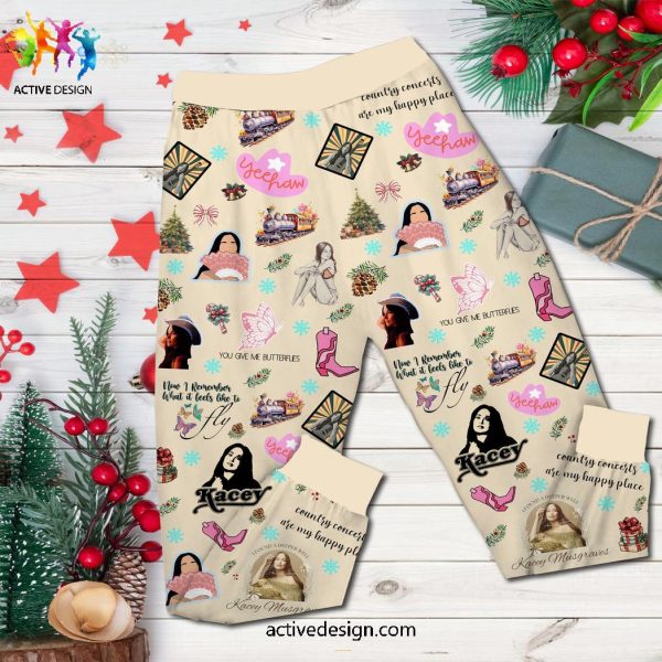 Tis The Season Wishing You Merry Christmas Kacey With Love From Kacey Musgraves Pajamas Set