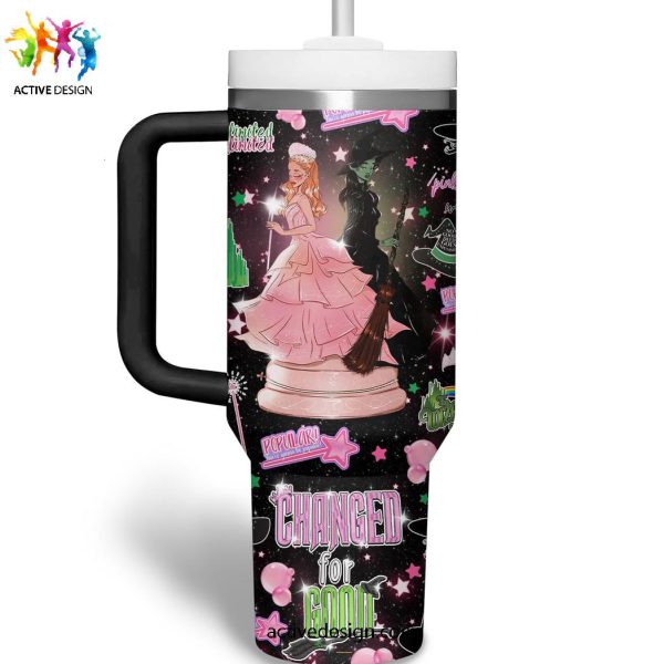 Wicked Changed For Good Defying Gravity Stanley Tumbler 40oz