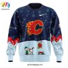 Calgary Flames Peanuts & Snoopy Night Speciality Limited Edition 3D T Shirt