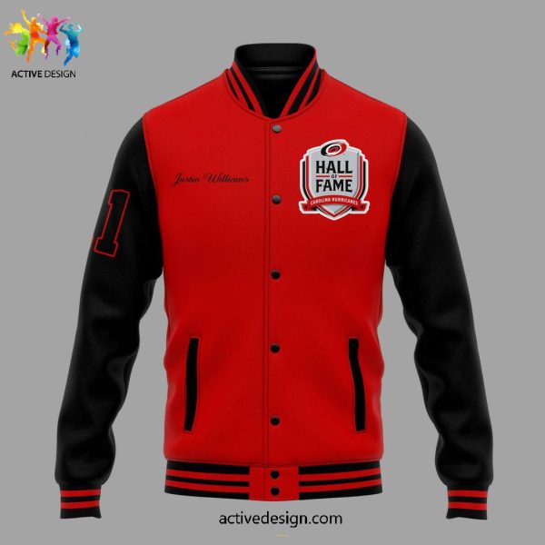 Carolina Hurricanes x Justin Williams Hall Of Fame For Fans Limited Baseball Jacket