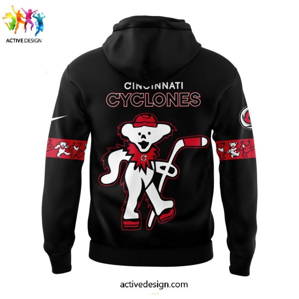 Cincinnati Cyclones x Grateful Dead Night Limited Edition Hoodie Longpants Cap