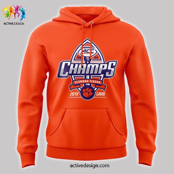 Clemson Tigers Conference Champions ACC 2024 The Best Of The Best Limited Edition Hoodie