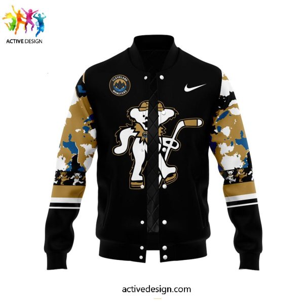 Cleveland Monsters x Grateful Dead Night Special New Baseball Jacket