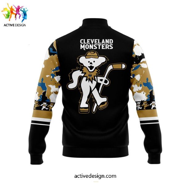 Cleveland Monsters x Grateful Dead Night Special New Baseball Jacket