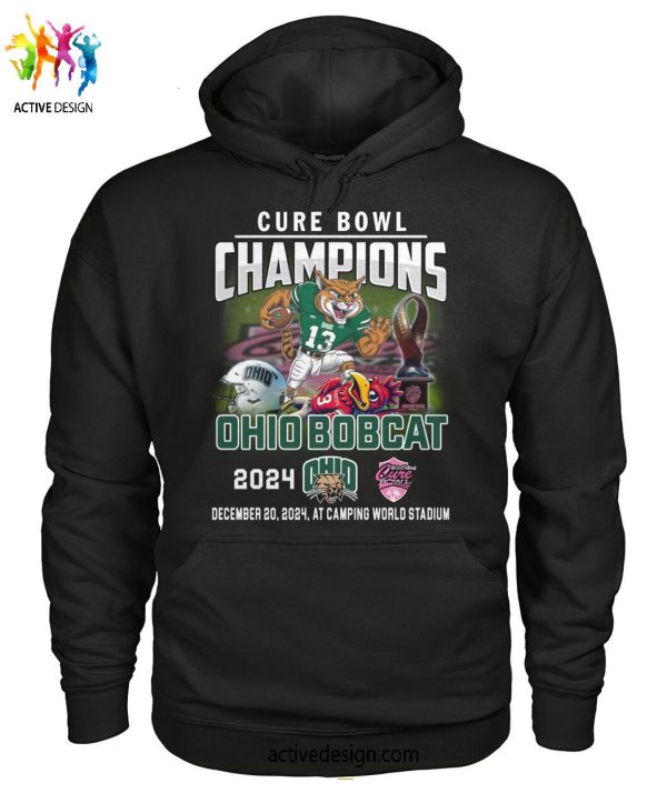 Cure Bowl Champions Ohio Bobcat 2024 T-Shirt