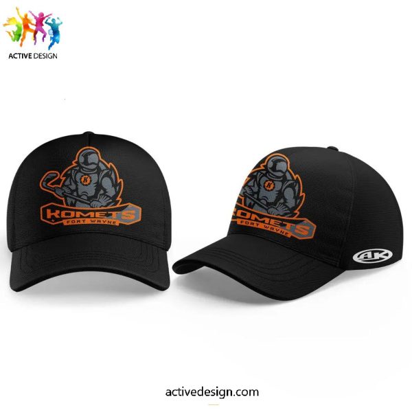 Fort Wayne Komets Blackout Replica Komets 2024 Limited Edition Hoodie Long Pant Cap