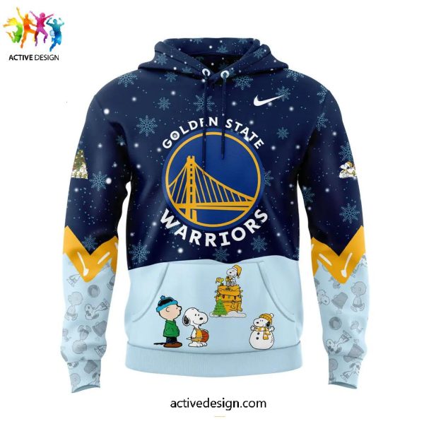Golden State Warriors Peanuts & Snoopy Night Holiday Speciality Limited Hoodie Long Pants Cap