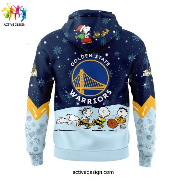 Golden State Warriors Peanuts & Snoopy Night Holiday Speciality Limited Hoodie Long Pants Cap