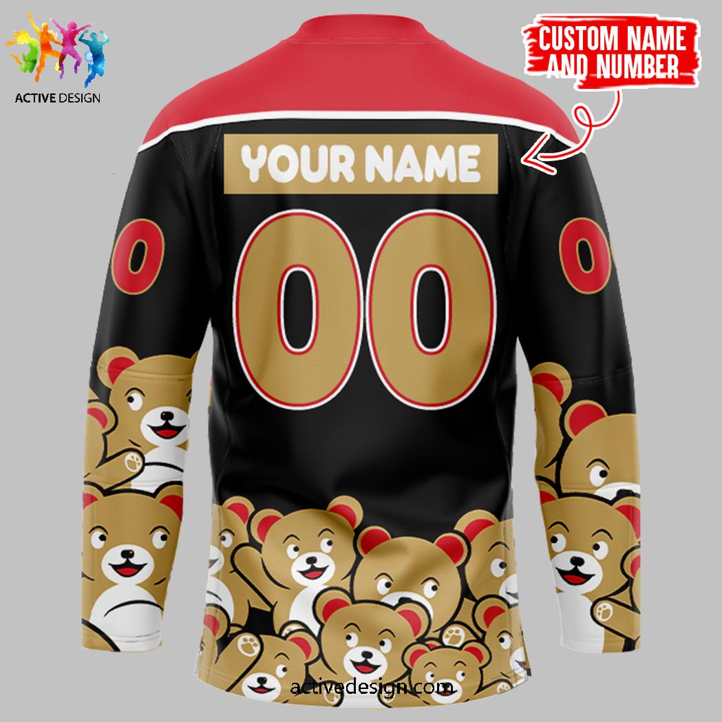 Grand Rapids Griffins x Teddy Bear Toss Personalization Limited Edition Hockey Jersey Grand Rapids Griffins x Teddy Bear Toss Personalization Limited Edition Hockey Jersey