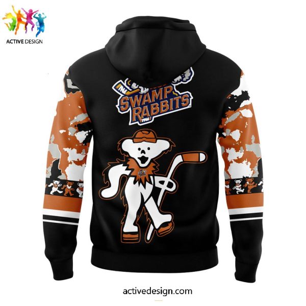 Greenville Swamp Rabbits x Grateful Dead Night For Fans Limited Hoodie Longpants Cap