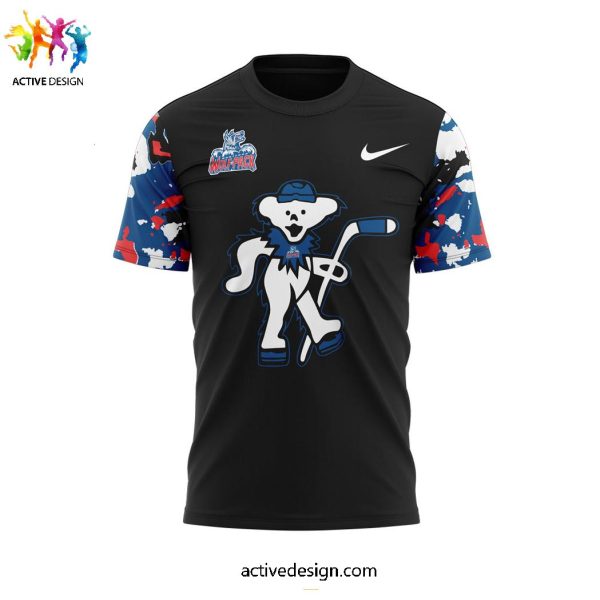 Hartford Wolf Pack x Grateful Dead Night Special New 3D T-Shirt